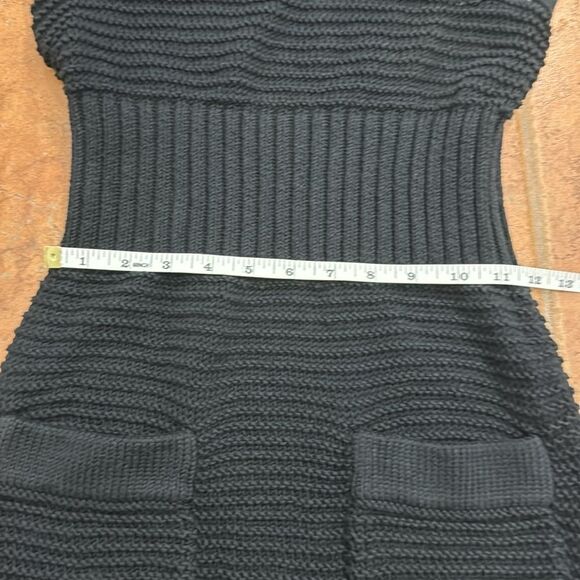 Club Monaco Women's Mixed Stitch Pointelle sleeveless fitted knit dress size SP - Picture 13 of 14